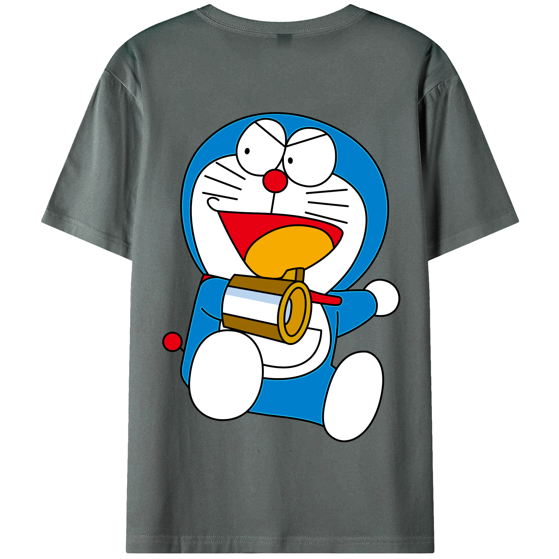 （画像用） ドラえもん Doraemon 綿100％半袖Tシャツ（背面プリント）